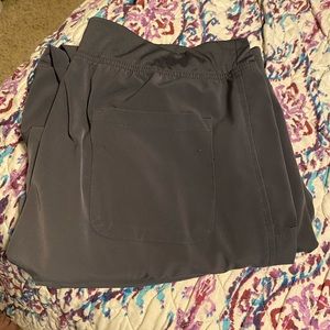 Dark grey scrub pants